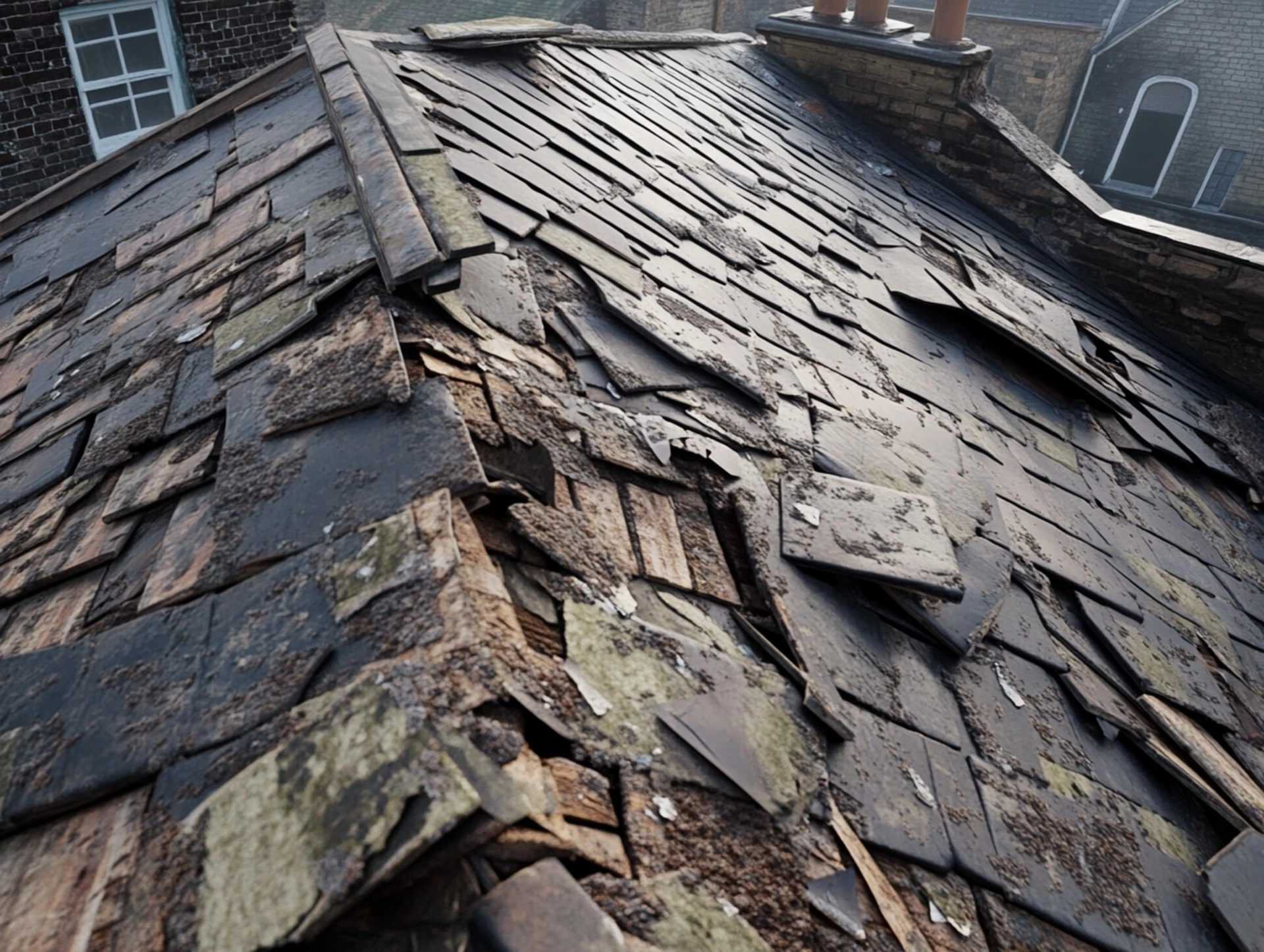 Structural Roof Damage Caused By Wind in UK